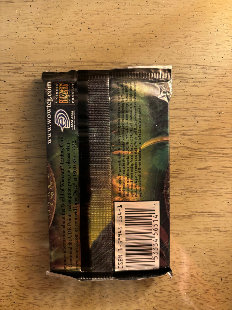 wow tcg sealed booster box World of Warcraft TCG: March of the Legion