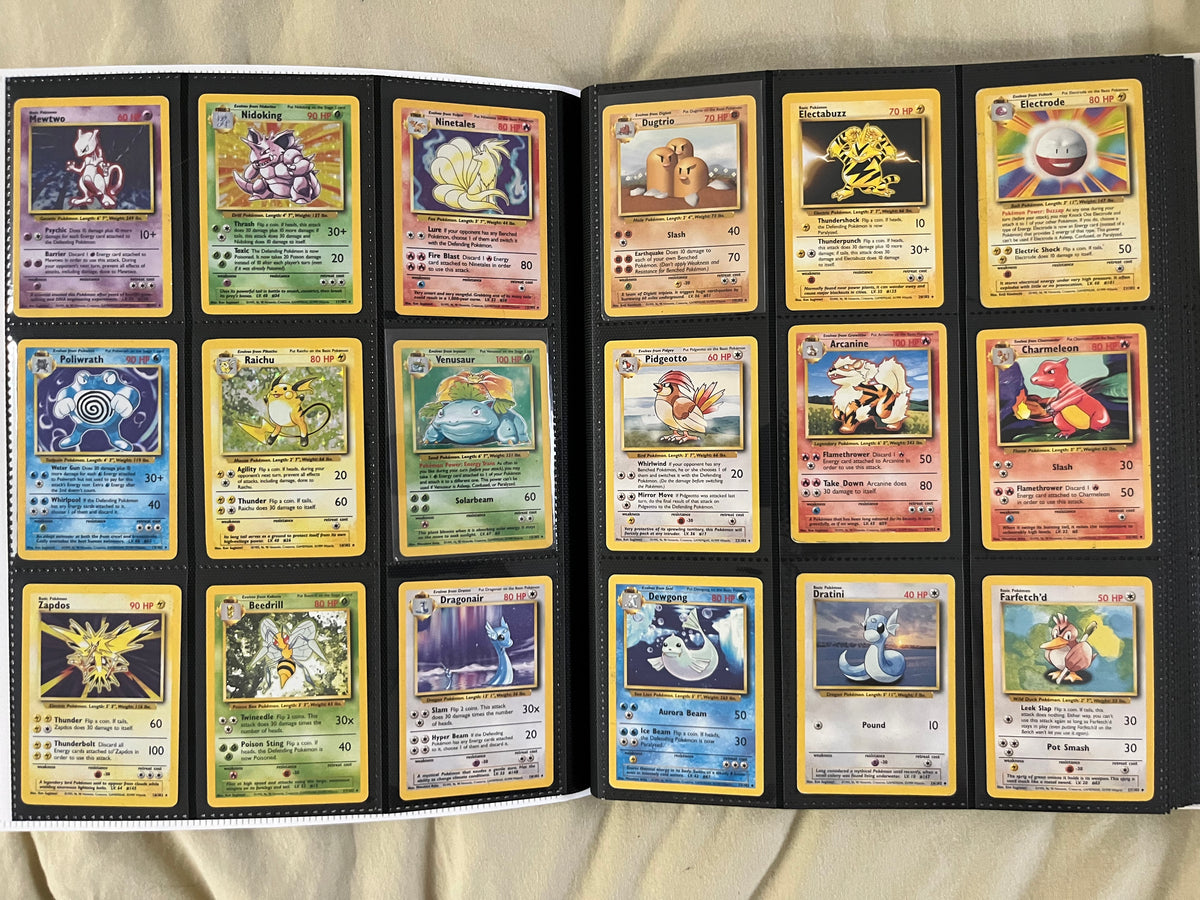 holographic base set pokemon cards Base Set Complete Master Set (102/102) 1999| TradingCardSets.Com