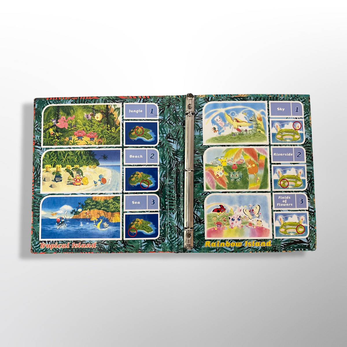 pokemon island card set Southern Islands Original Binder 2001
