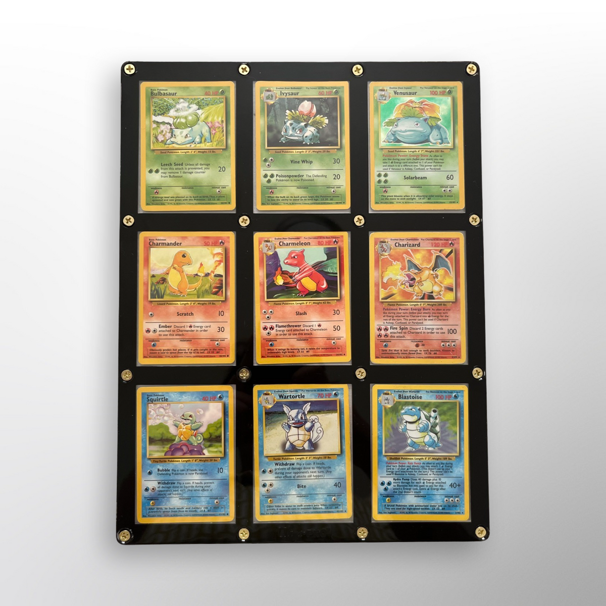 Base set starters pokemon hot