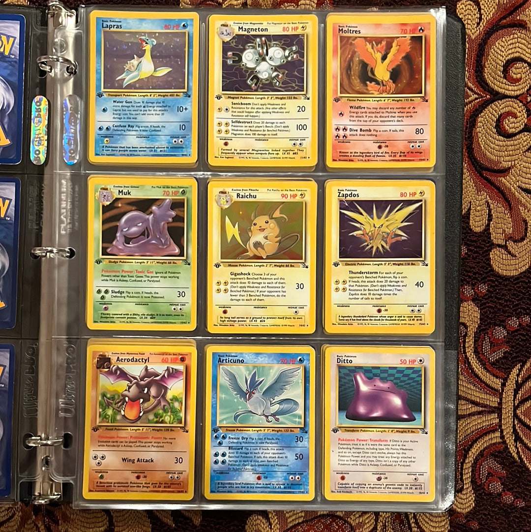 ポケモンカードゲーム Pokemon Card Game Fossil 1st Edition 1999 Pokemon 1st Edition Fossil Set: Choose Your Card! | eBay