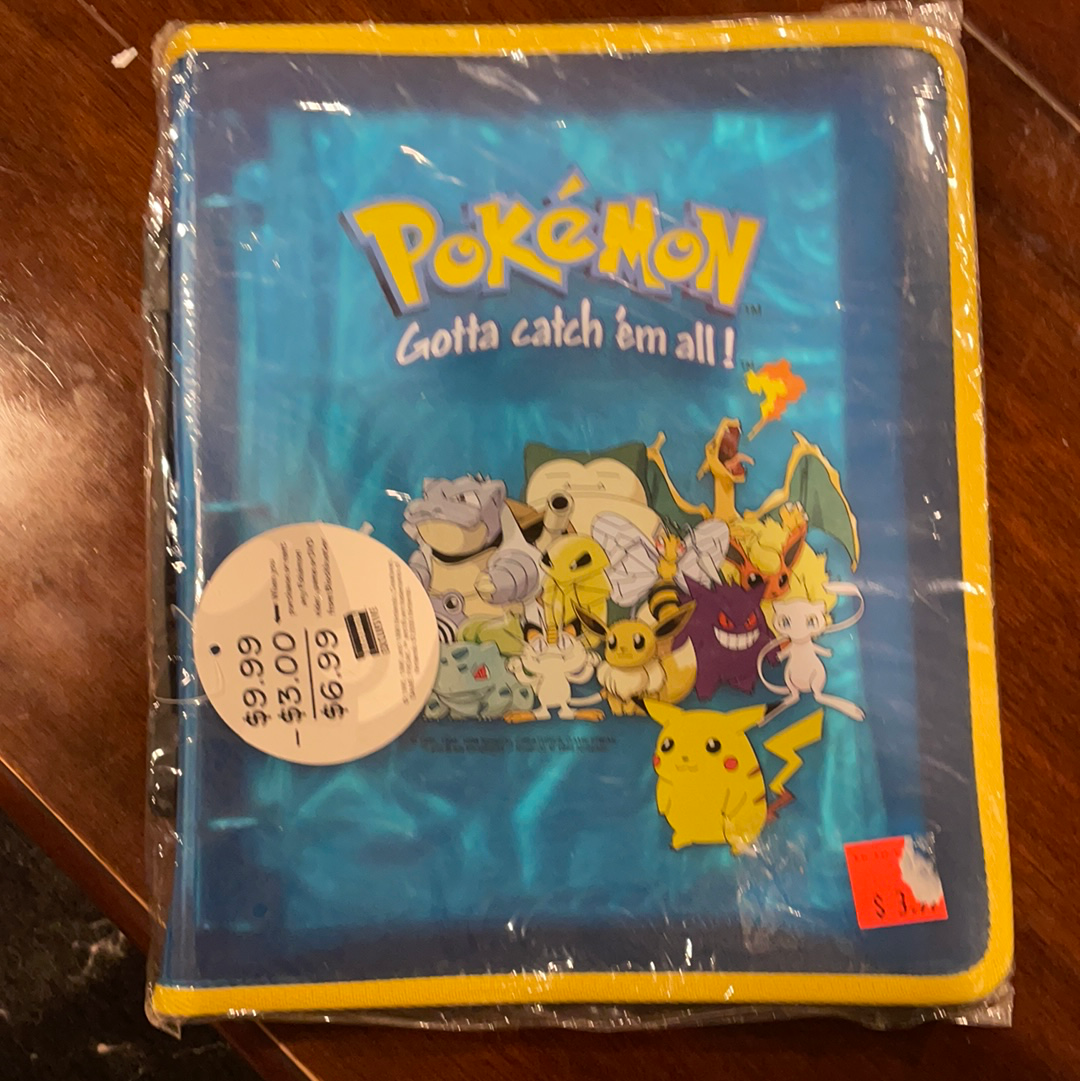 Pokmon Official 1999 Blockbuster Zipper Binder Vintage (Sealed)| TradingCardSets.Com Pokmon Official 1999 Blockbuster Zipper Binder Vintage (Sealed)| TradingCardSets.Com