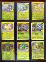 Pokémon 25th Anniversary Complete Master Set (118/100) 2021 + Official Celebrations Binder
