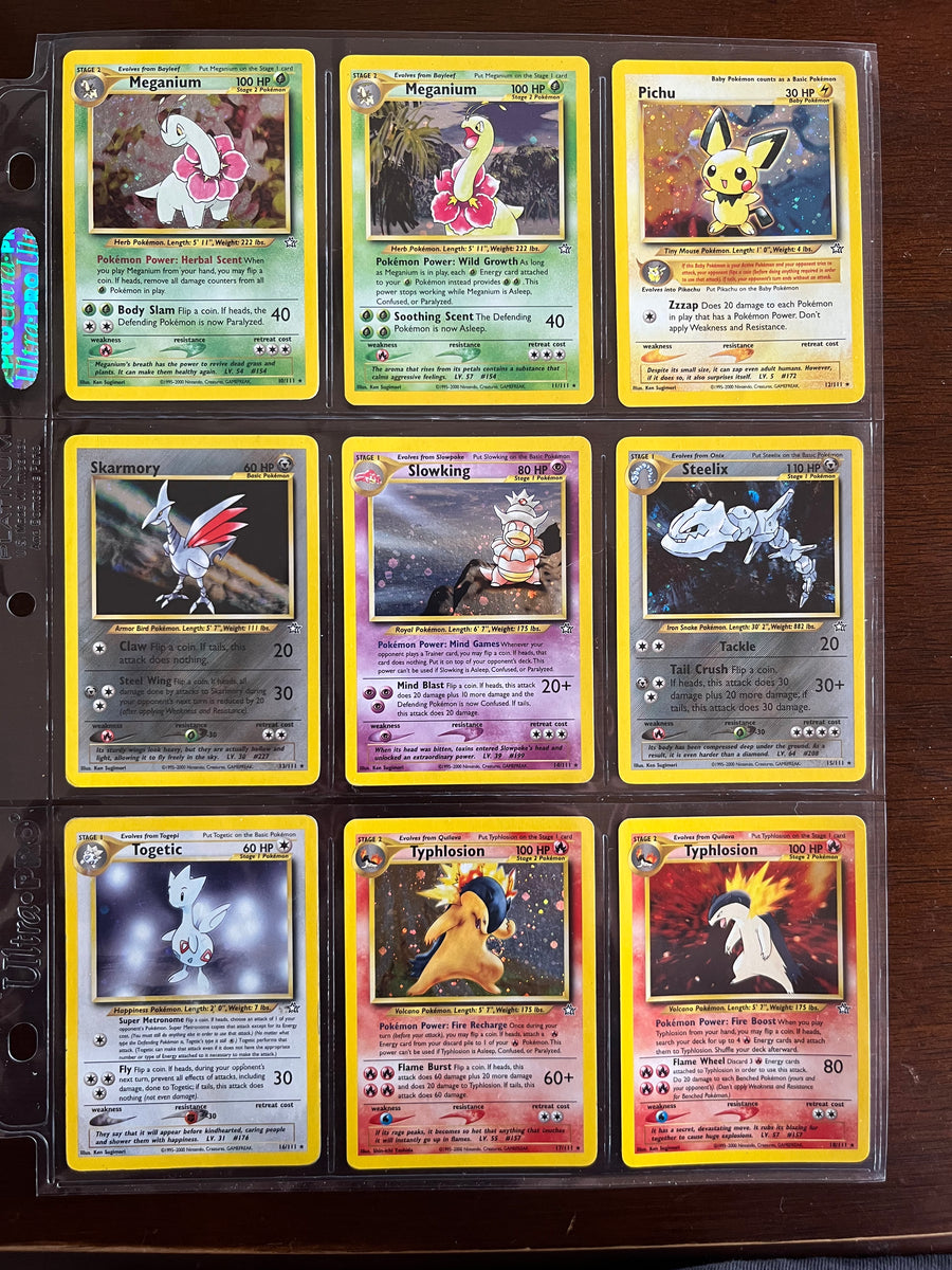 Neo Genesis Complete Master Set (111/111) 2000 Neo Genesis Complete Master Set (111/111) 2000