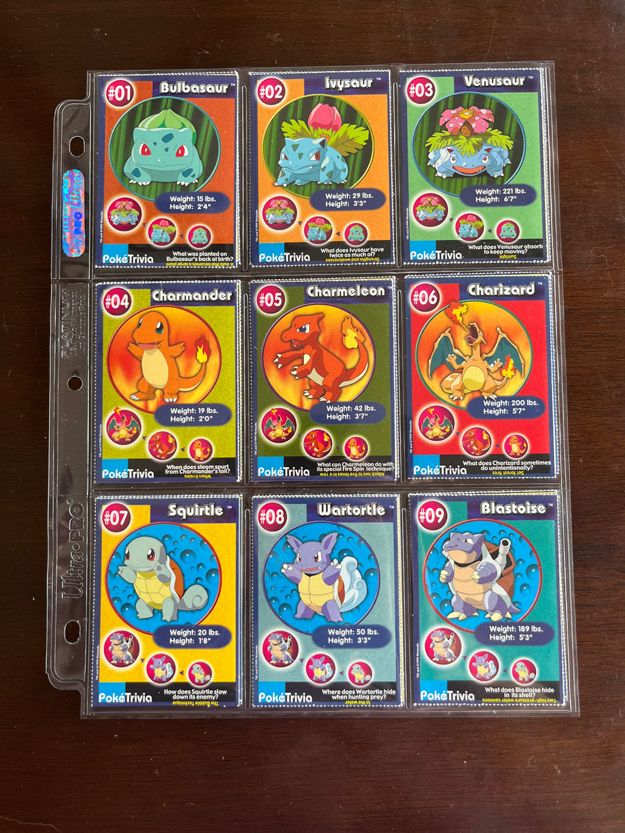 Burger King Pokétrivia Promo Original 151 Complete Set 1999