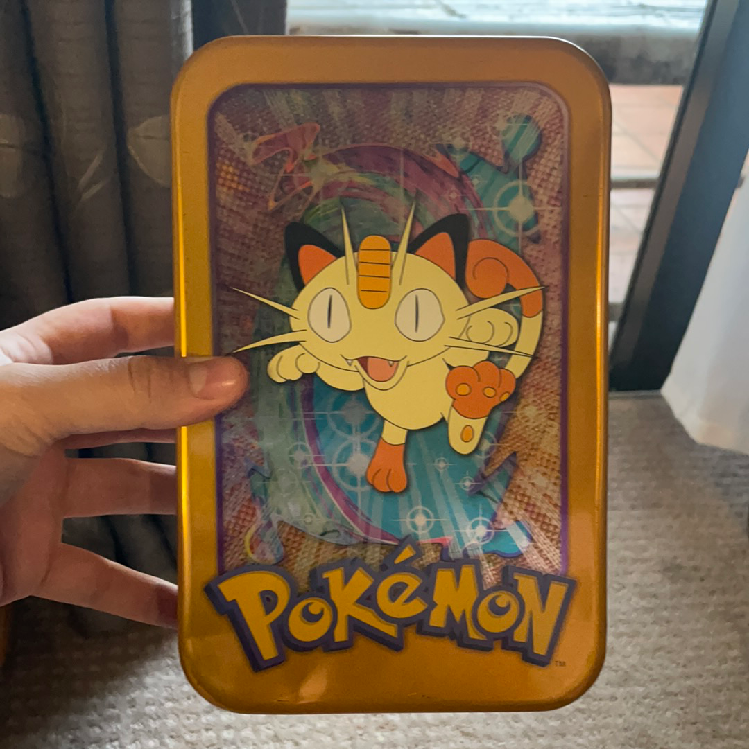 Pokmon Meowth Jumbo TOPPS Tin 1999| TradingCardSets.Com Pokmon Meowth Jumbo TOPPS Tin 1999| TradingCardSets.Com