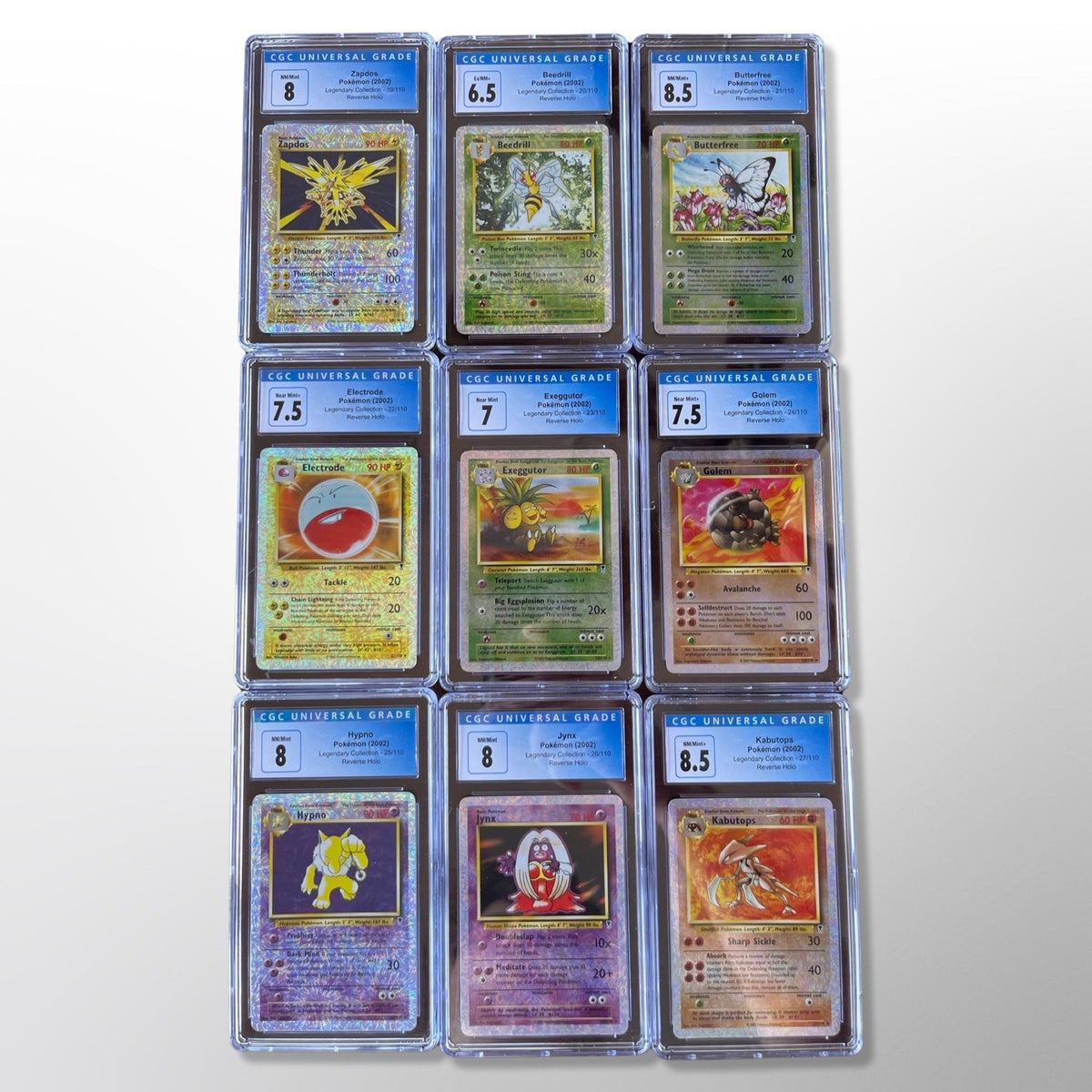 Legendary Collection Reverse Holo Complete Set (110/110) 2002