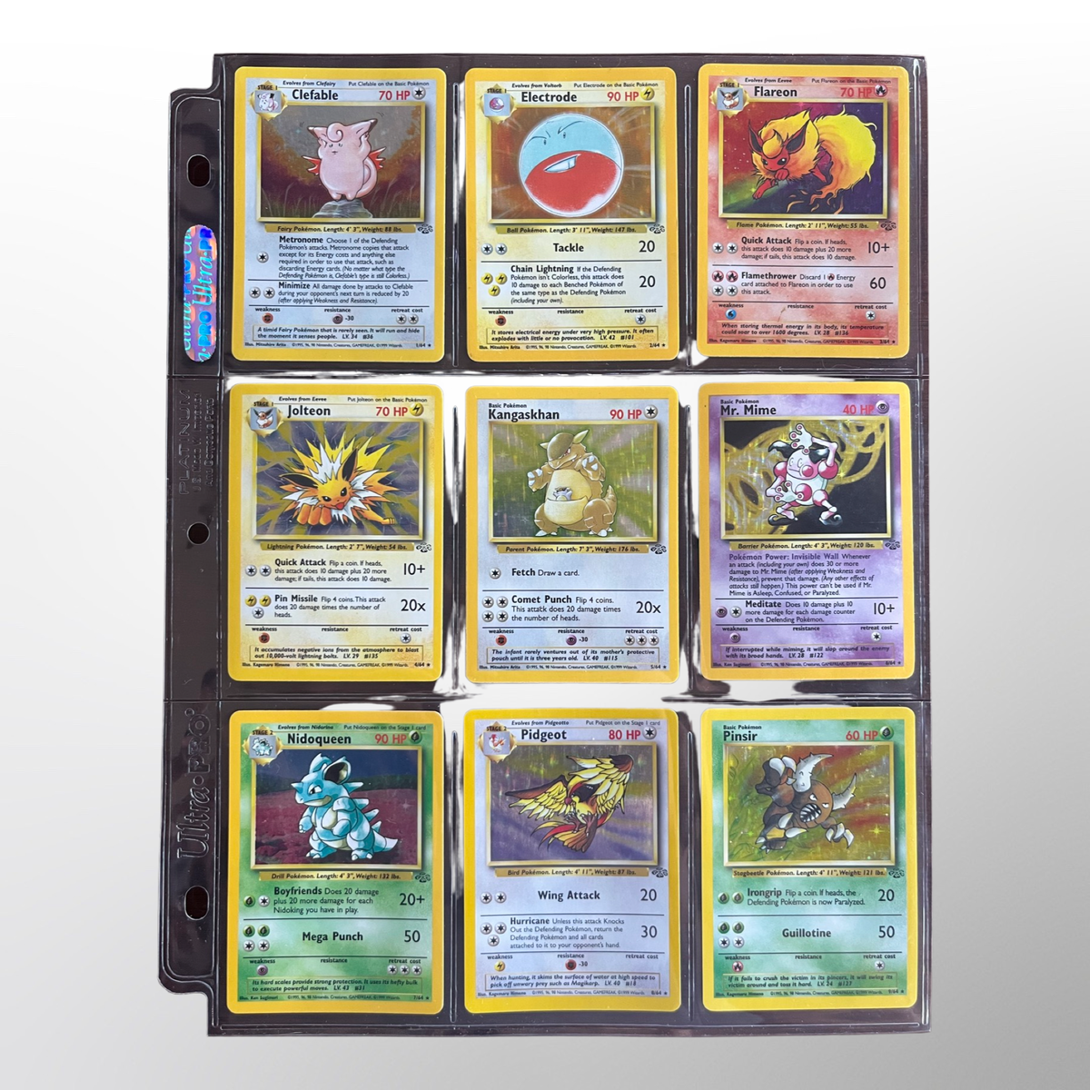 pokemon jungle unlimited card prices Vintage Pokmon Booster Box Uncommon Card Type Jungle Complete Master Set (64/64)