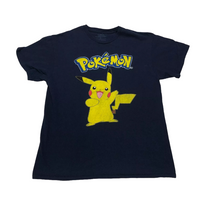 
              Pokemon Pikachu Black T Shirt Mens Large Graphic Tee
            