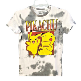 Pokémon Pikachu Short Sleeve Graphic Crew Neck T-Shirt Size Small Tie Dye