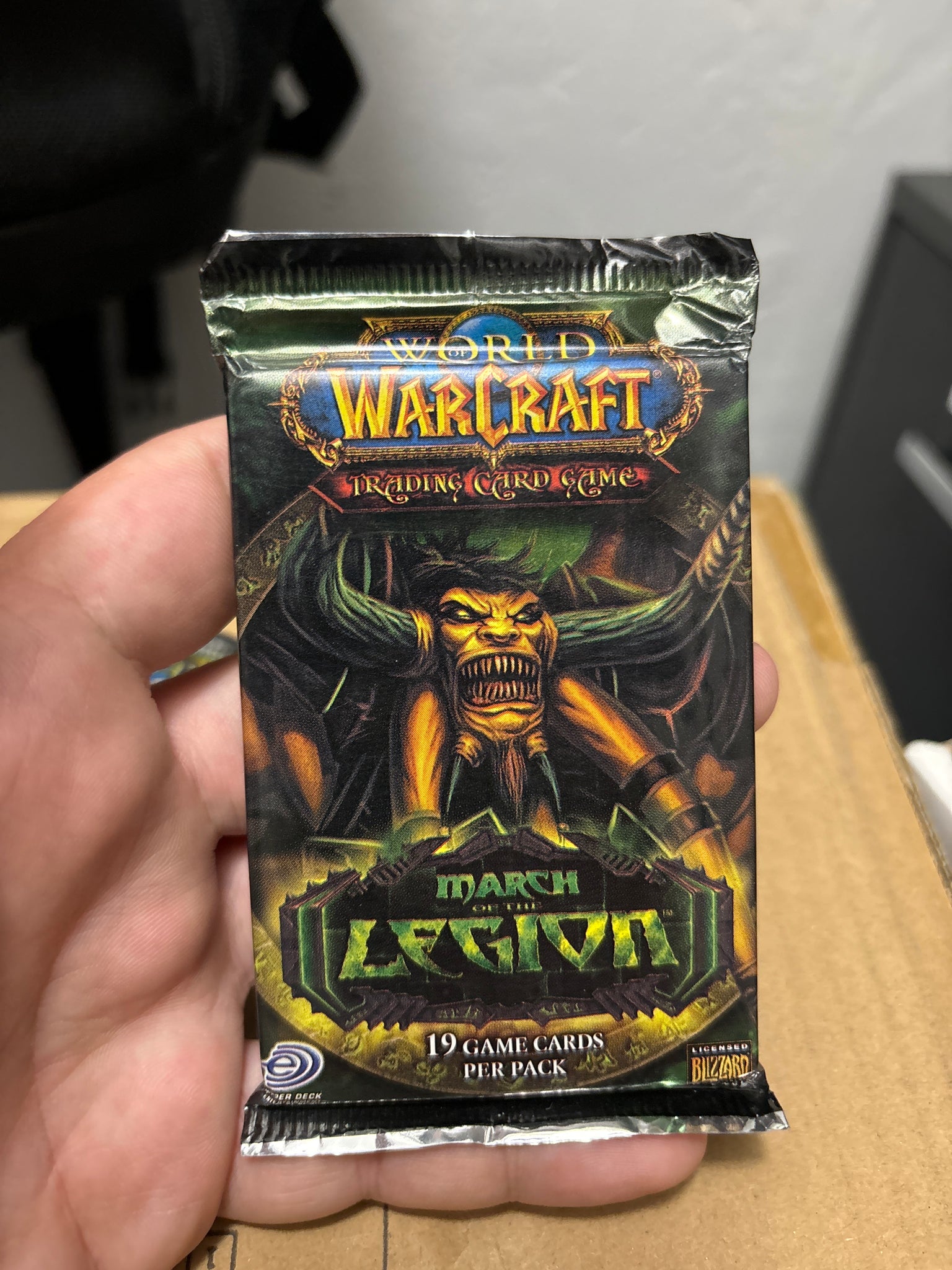 World of Warcraft TCG: March of the Legion - Sealed 19 Card Booster Pa| TradingCardSets.Com World of Warcraft TCG: March of the Legion - Sealed 19 Card Booster Pa| TradingCardSets.Com