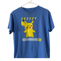 
              Pokemon Pikachu Light Blue Kids T-Shirt Large
            