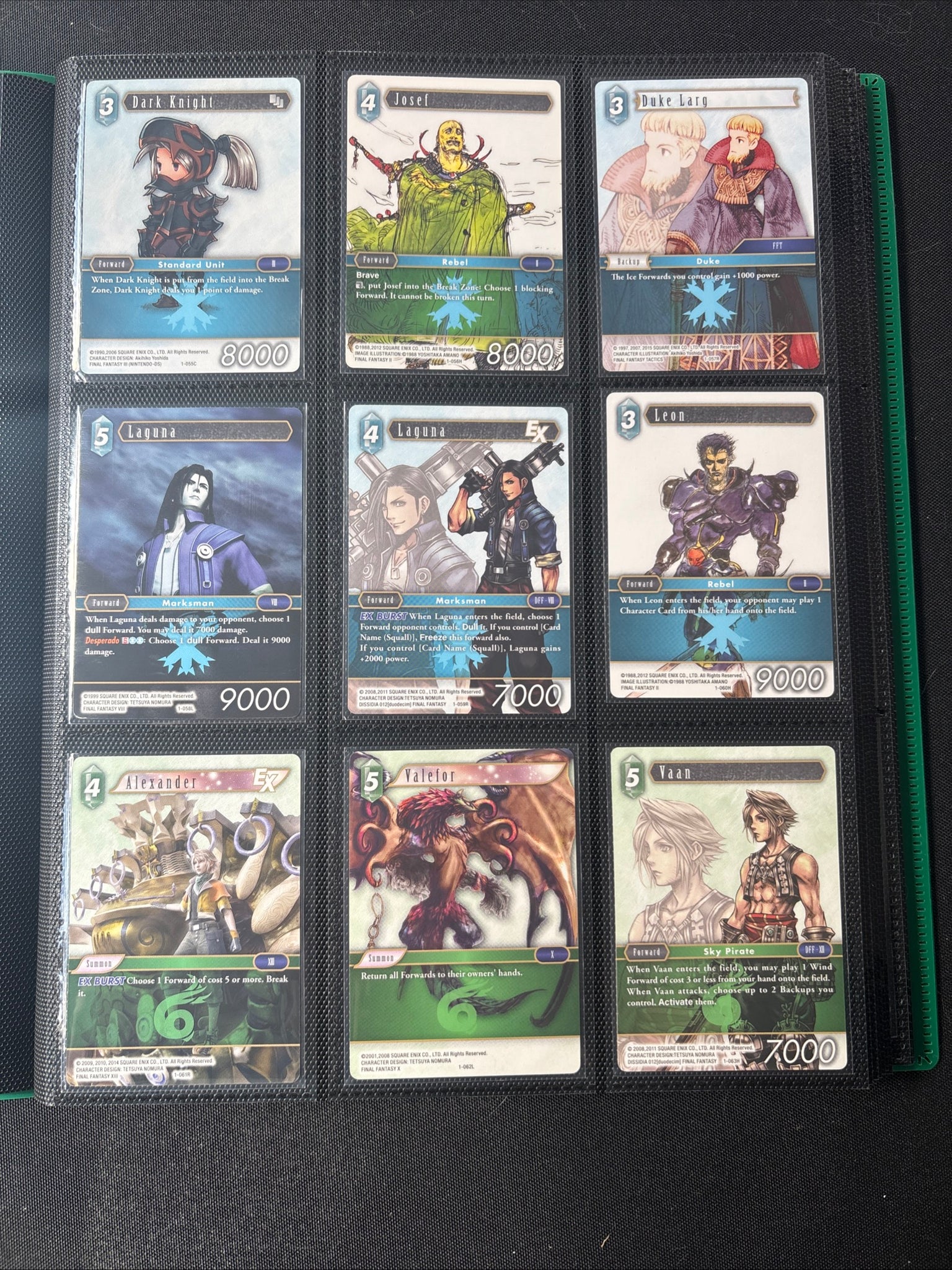 final fantasy trading card game rare cards Final Fantasy Opus I 1 Complete Set (Non-Holo) (216/216) 2016| TradingCardSets.Com