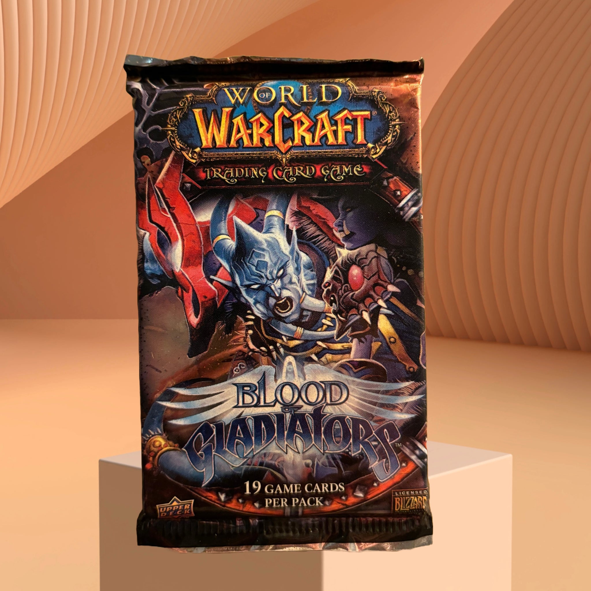 World of Warcraft TCG: Blood of Gladiators - Sealed 19 Card Booster Pa| TradingCardSets.Com World of Warcraft TCG: Blood of Gladiators - Sealed 19 Card Booster Pa| TradingCardSets.Com