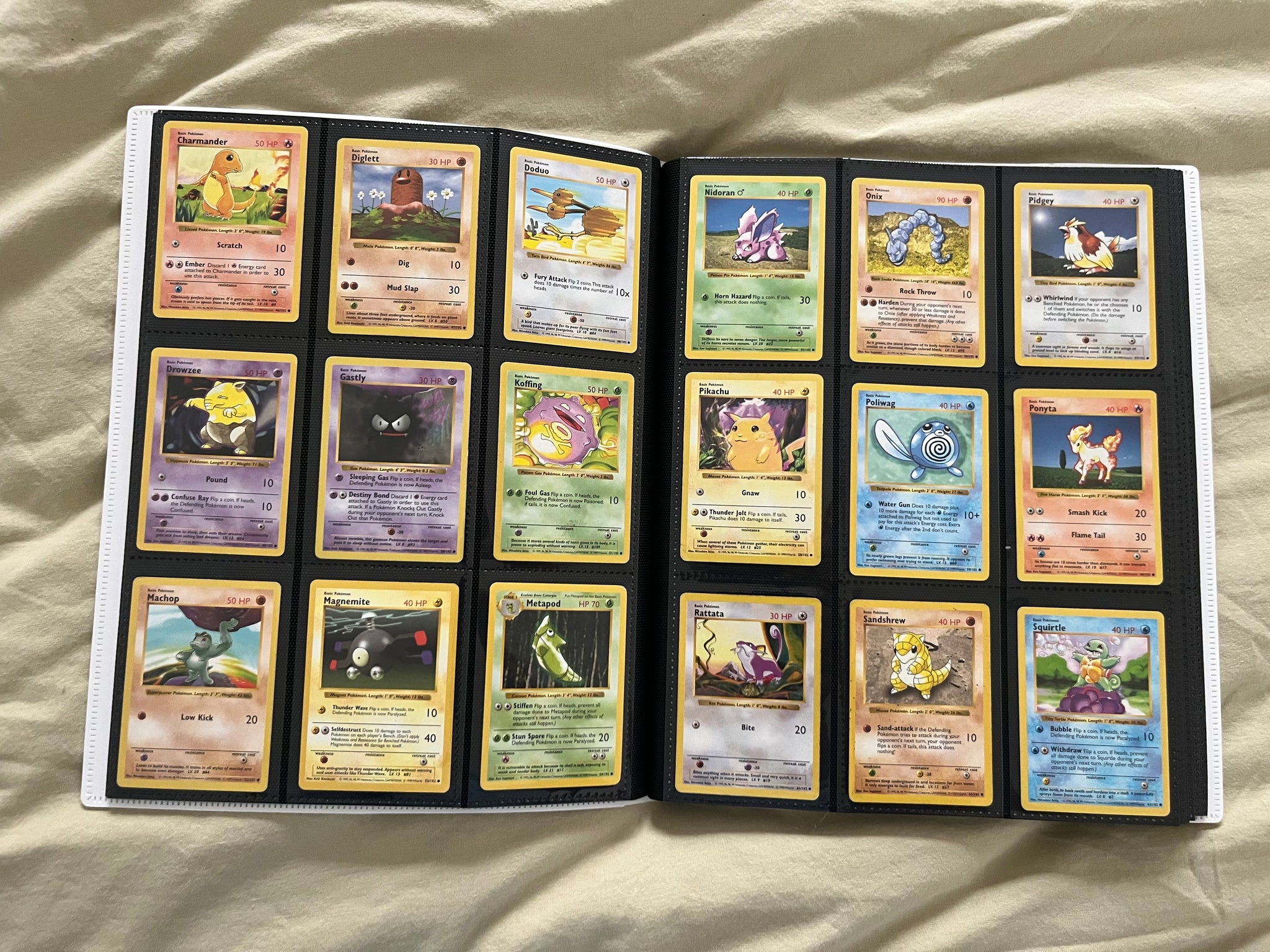 pokemon cards base set 1 Rare Non Holo Base set 1 Pokemon Cards &Trainers/Energies Cards