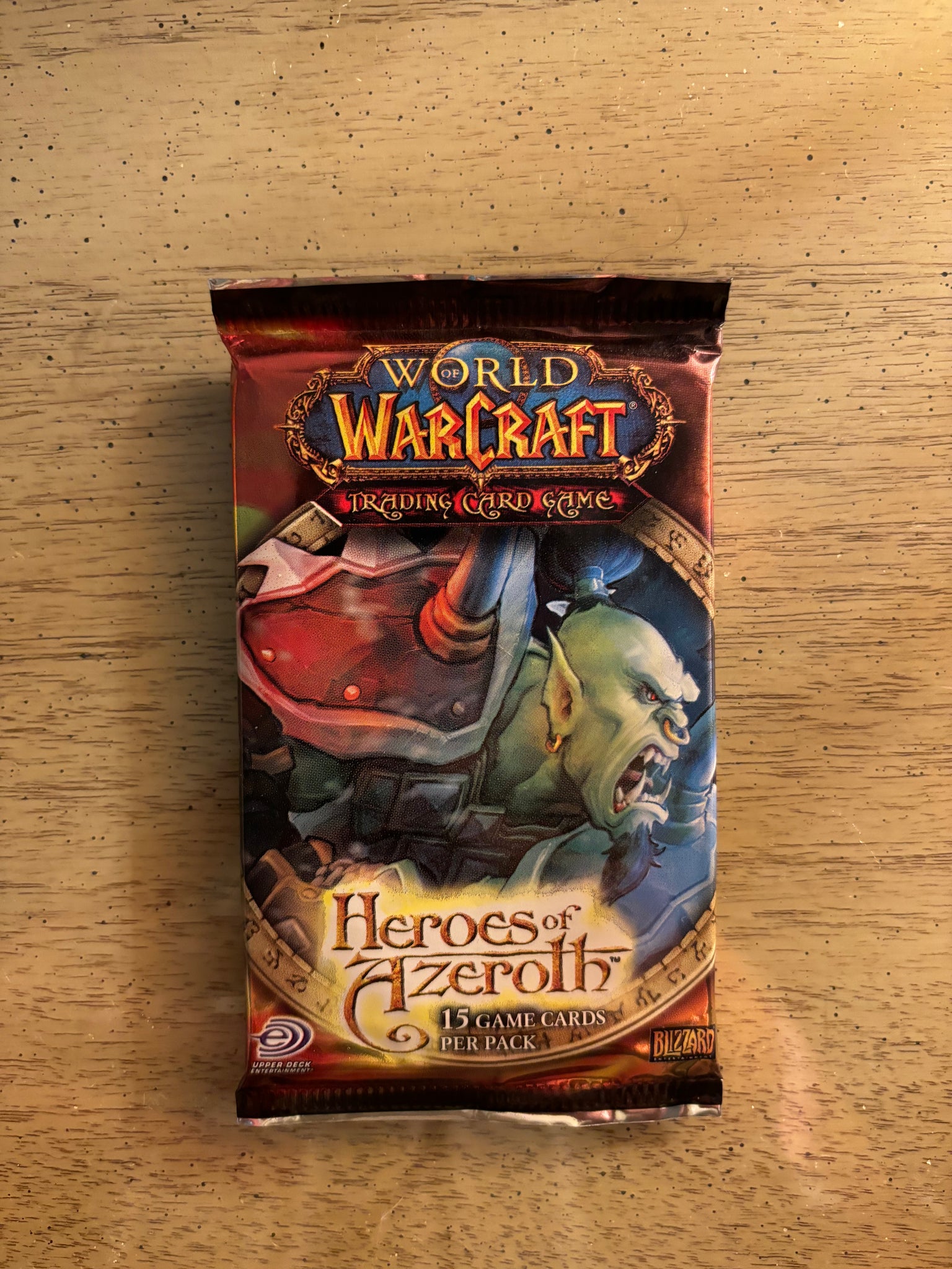 World of Warcraft TCG: Heroes of Azeroth - Sealed 15 Card Booster Pack| TradingCardSets.Com World of Warcraft TCG: Heroes of Azeroth - Sealed 15 Card Booster Pack| TradingCardSets.Com