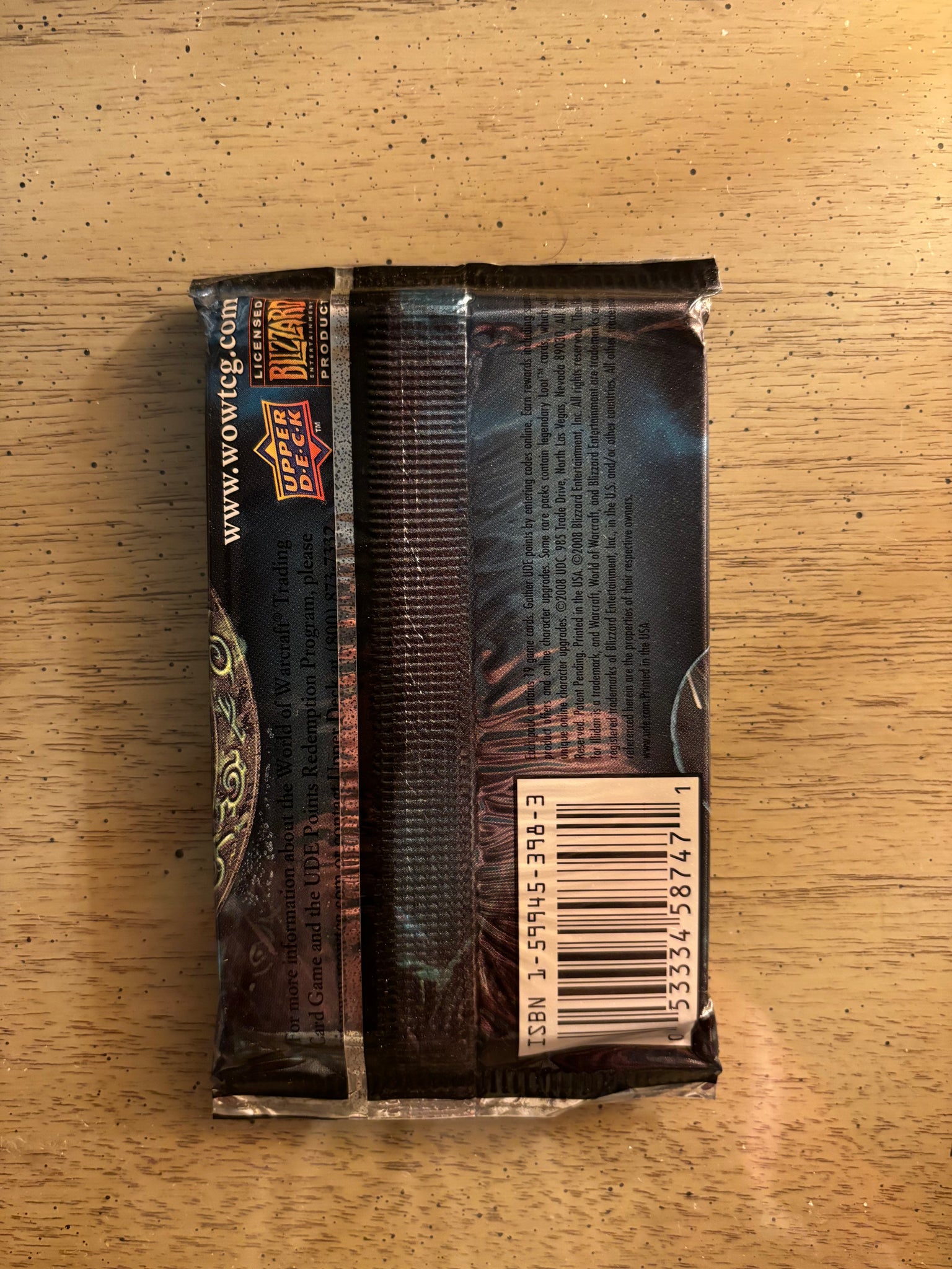 World of Warcraft TCG: The Hunt for Illidan - Sealed 19 Card Booster P| TradingCardSets.Com World of Warcraft TCG: The Hunt for Illidan - Sealed 19 Card Booster P| TradingCardSets.Com