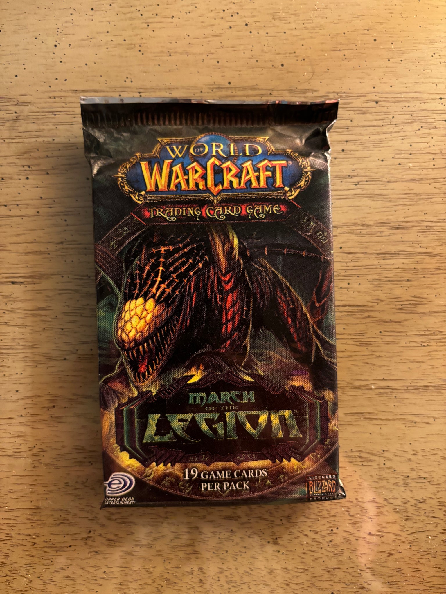 World of Warcraft TCG: March of the Legion - Sealed 19 Card Booster Pa| TradingCardSets.Com World of Warcraft TCG: March of the Legion - Sealed 19 Card Booster Pa| TradingCardSets.Com