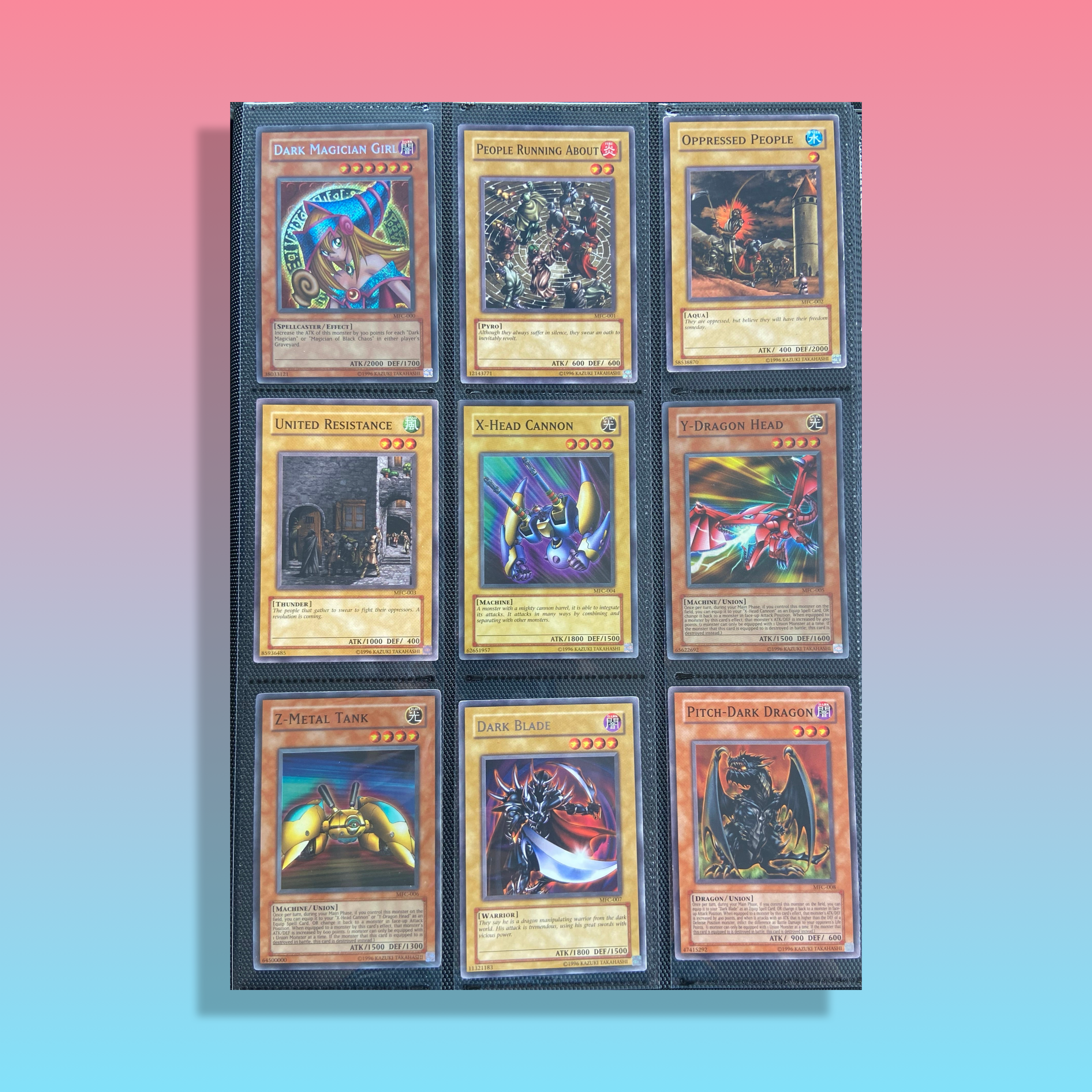 mfc yugioh card list Yu-Gi-Oh Chronicles Deck: The Fallen & The Virtuous all-foil edition SET LIST COMPLETE!" JUST