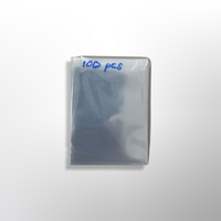 
              100-Pack of Clear Card Sleeves
            