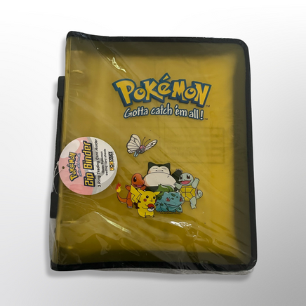 Pokmon Official 1999 Gold Yellow TOYSITE Zipper Binder Vintage (Seale| TradingCardSets.Com Pokmon Official 1999 Gold Yellow TOYSITE Zipper Binder Vintage (Seale| TradingCardSets.Com