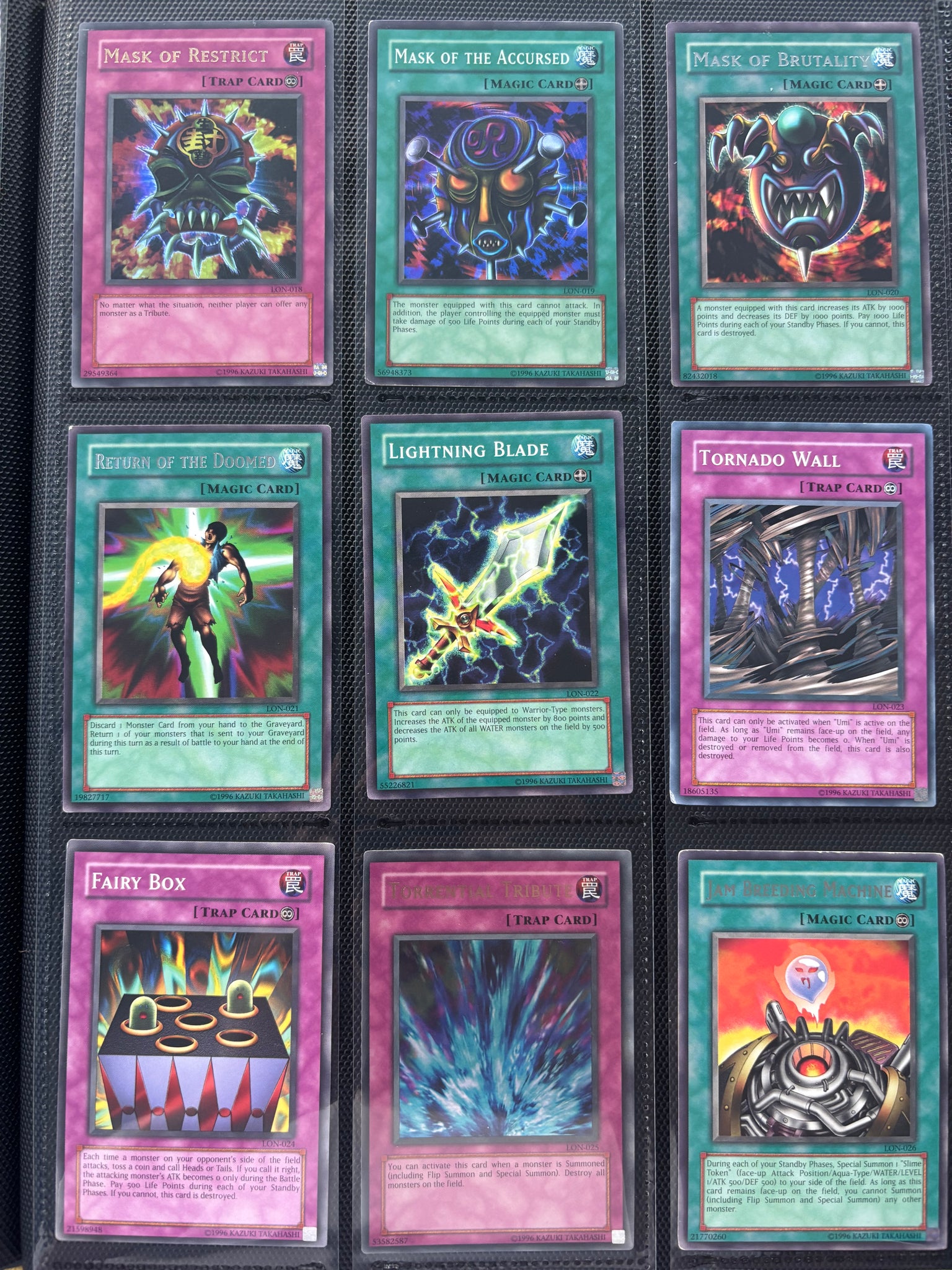 yugioh lon card list Yu-Gi-Oh! Labyrinth of Nightmare (2003) LON Complete Set 105/105| TradingCardSets.Com