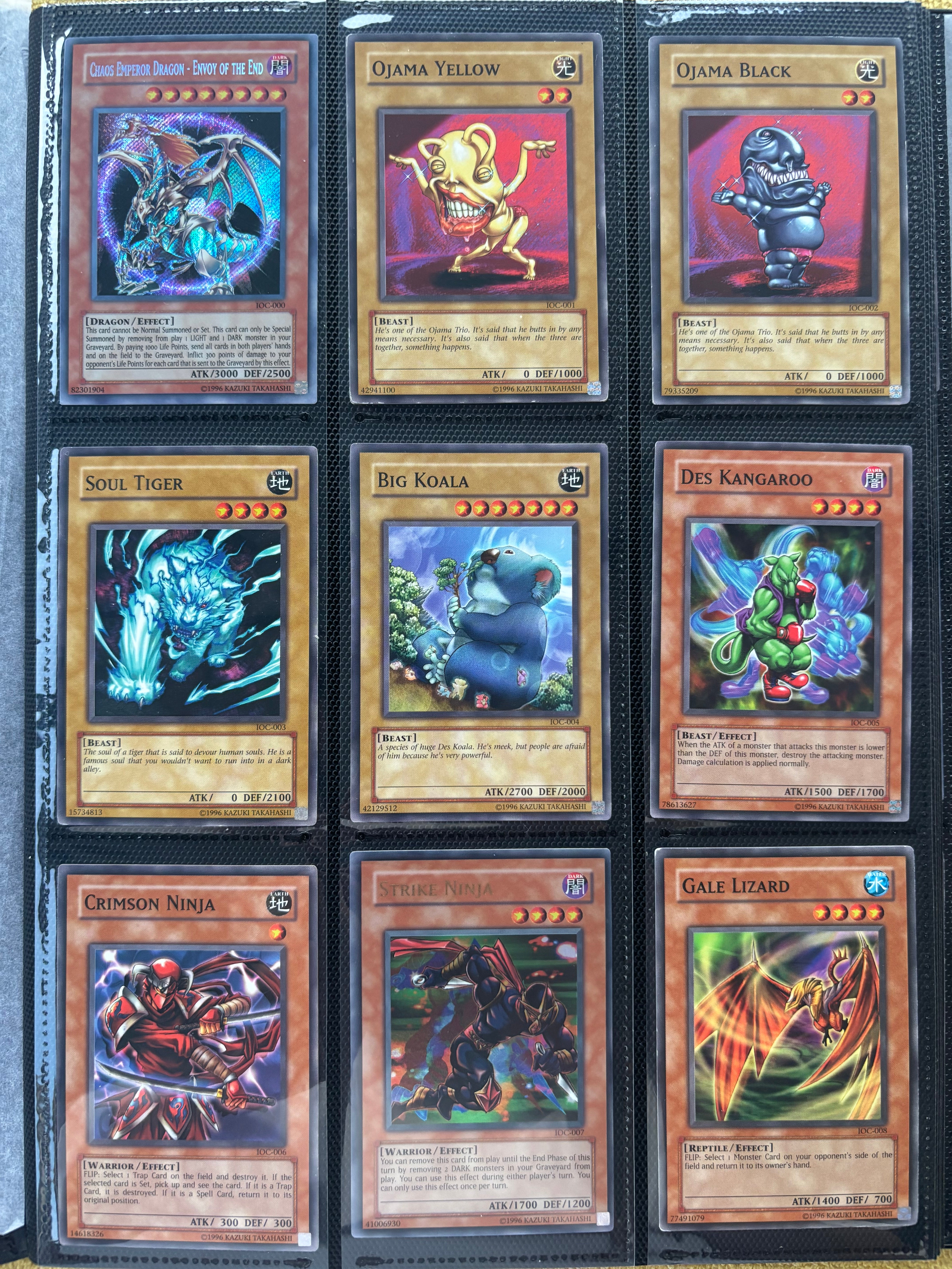 Yu-Gi-Oh! Invasion of Chaos (2004) IOC Complete Set 116/116