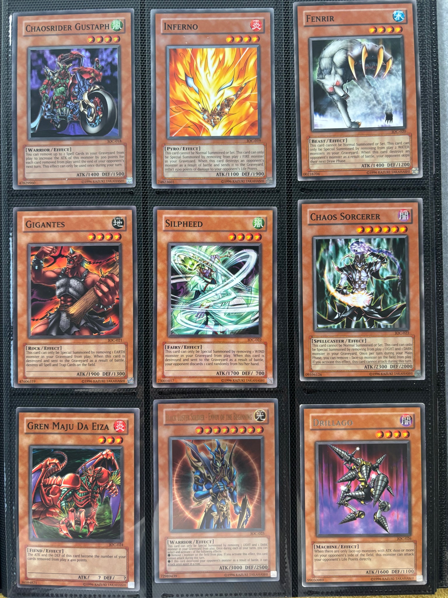 Yu-Gi-Oh! Invasion of Chaos (2004) IOC Complete Set 116/116