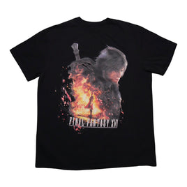 Geeknet Mens Large Final Fantasy XVI Flames Licensed T-Shirt