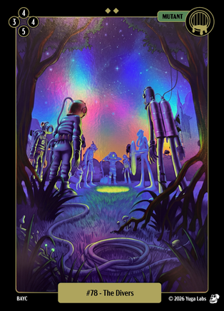 The Divers #078 — official Mudwater Foil artwork