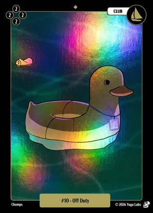 Off Duty #010 — official Mudwater Foil artwork