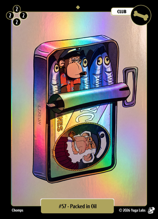 Packed in Oil #057 — official Mudwater Foil artwork