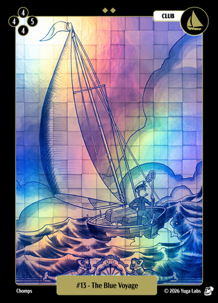 The Blue Voyage #013 — official Mudwater Foil artwork