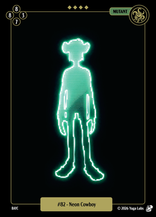 Neon Cowboy #082 — official Mudwater Base artwork