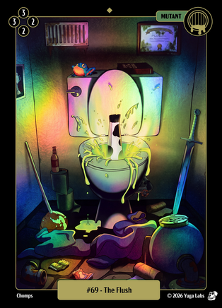 The Flush #069 — official Mudwater Foil artwork