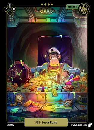 Sewer Hoard #081 — official Mudwater Foil artwork