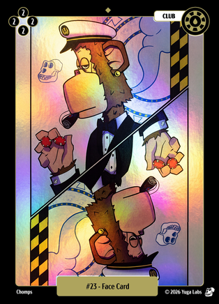 Face Card #023 — official Mudwater Foil artwork