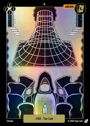 The Cult #107 — official Mudwater Foil artwork