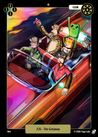The Getaway #025 — official Mudwater Foil artwork