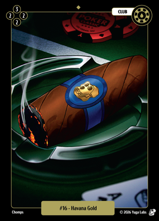 Havana Gold #016 — official Mudwater Base artwork