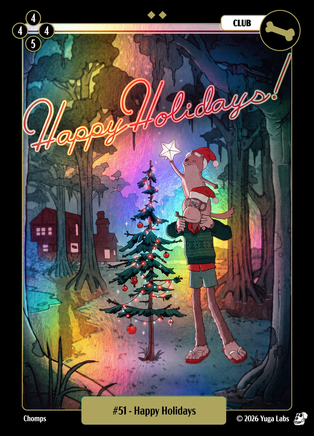 Happy Holidays #051 — official Mudwater Foil artwork