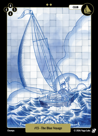 The Blue Voyage #013 — official Mudwater Base artwork