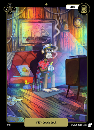 Couch Lock #027 — official Mudwater Foil artwork