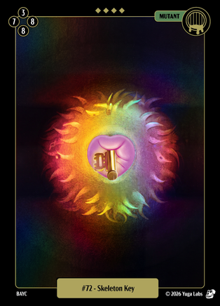 Skeleton Key #072 — official Mudwater Foil artwork
