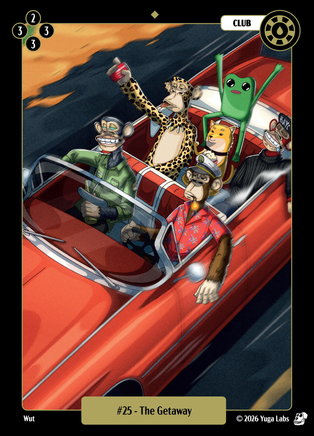 The Getaway #025 — official Mudwater Base artwork