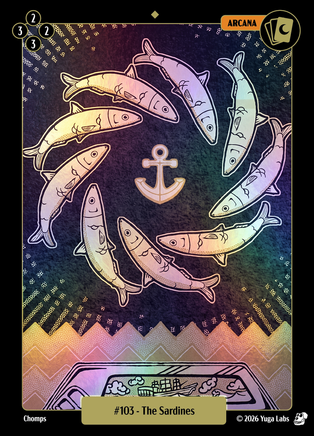 The Sardines #103 — official Mudwater Foil artwork
