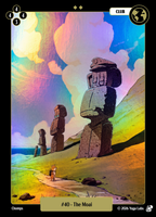 
              The Moai #040 — official Mudwater Foil artwork
            