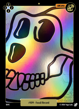 Fossil Record #109 — official Mudwater Foil artwork