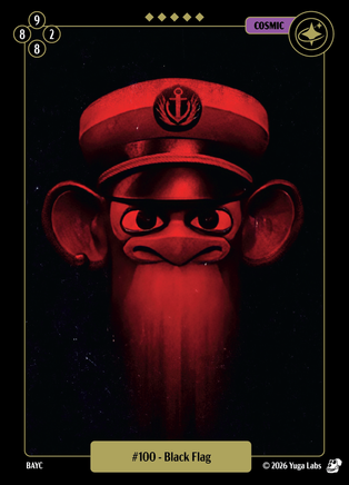 Black Flag #100 — official Mudwater Base artwork