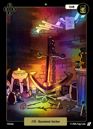 Basement Anchor #035 — official Mudwater Foil artwork